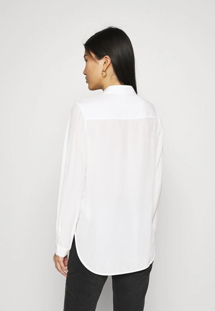 Chemise ANNA FIELD Anna Field Basic Blouse With Front Pockets Blanche Femme | ZRE-4867399